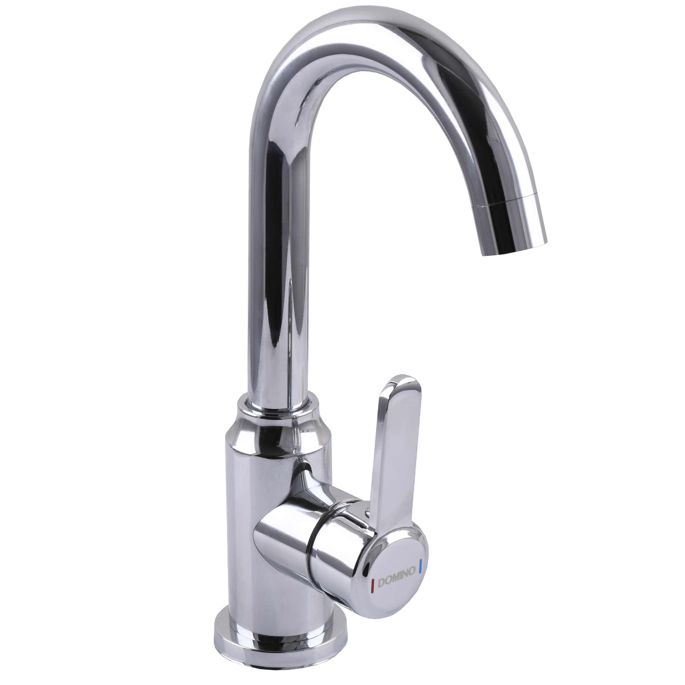 Змішувач для умивальника DOMINO ELLIPSE DCC-101S з Бок.ручкою На Гайці